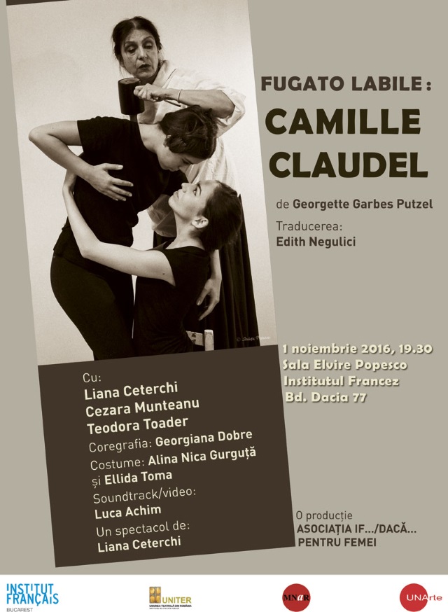 spectacol despre Camille Claudel